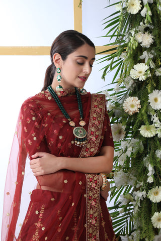 Designer Maroon Lehenga Choli For Women With Heavy Sequence Embroidery Work Wedding Wear Party Wear, Lehenga Choli ClothsVilla