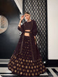 Load image into Gallery viewer, Designer Purple Color Sequence Thread Work Lehenga Choli With Belt Clothsvilla