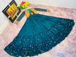 Load image into Gallery viewer, Designer Teal Blue Color Gown With Koti Clothsvilla