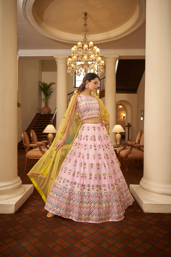 Designer Wedding Lehenga Choli For Women Party Wear Bollywood Lengha Sari,Indian Wedding Bridesmaids Dress Bridal Wedding Skirts Girlish ClothsVilla
