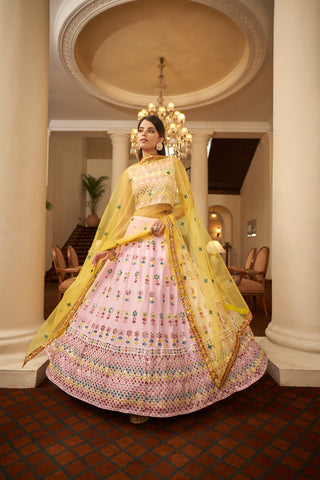 Designer Wedding Lehenga Choli For Women Party Wear Bollywood Lengha Sari,Indian Wedding Bridesmaids Dress Bridal Wedding Skirts Girlish ClothsVilla