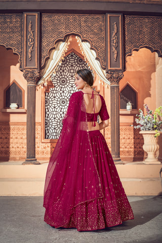 Designer Lehenga Choli For Women Party Wear Bollywood Lengha Sari, Indian Wedding Wear Embroidery Custom Stitched Lehenga With Dupatta, Dress ClothsVilla