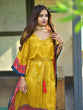 Load image into Gallery viewer, Mustard Color Digital Bandhej Print Pure Gaji Silk Kaftan Clothsvilla