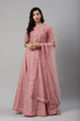 Load image into Gallery viewer, Dusty Peach Velvet Exclusive Traditional Look Lehenga Choli ClothsVilla.com