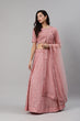Load image into Gallery viewer, Dusty Peach Velvet Exclusive Traditional Look Lehenga Choli ClothsVilla.com