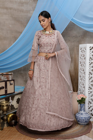 Dusty Purple Lehenga choli For women,wedding bridal wear lengha choli custom made party wear, Bollywood Style ClothsVilla