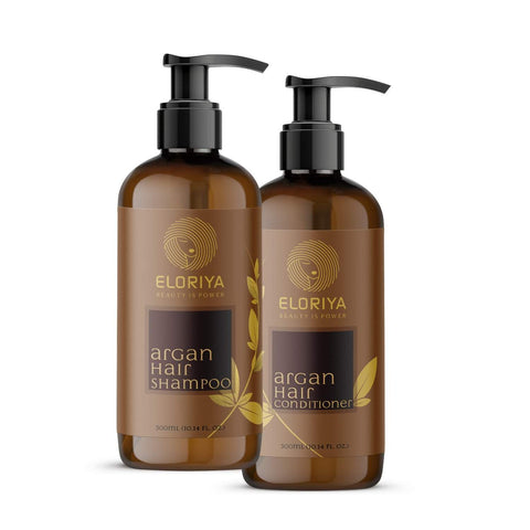 ELORIYA Argan Hair Shampoo, 300Ml + Argan Hair Conditioner, 300 Ml ELORIYA Main image
