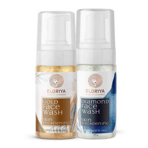 ELORIYA Gold Skin Brightening Face Wash, 125 Ml + Diamond Skin Brightening Face Wash, 125 Ml ELORIYA Main image
