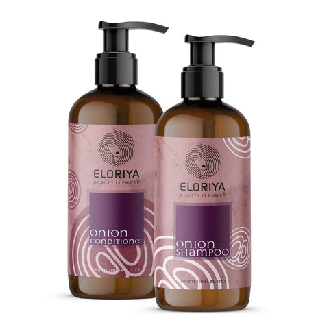 ELORIYA Onion Conditioner Shampoo Combo 300 ML + 300 ML ELORIYA Main image