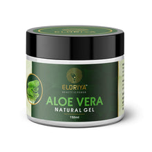 Load image into Gallery viewer, ELORIYA Aloe Vera Natural Gel for Healthy Skin and Hair, for Moisturizing, Cooling &amp; Soothing, 150 ml ELORIYA