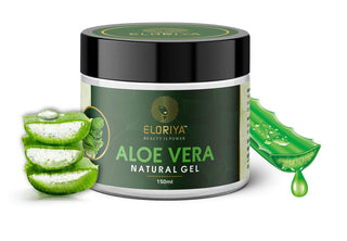 ELORIYA Aloe Vera Natural Gel for Healthy Skin and Hair, for Moisturizing, Cooling & Soothing, 150 ml ELORIYA