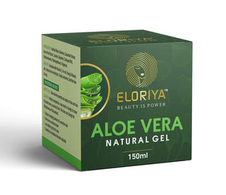 ELORIYA Aloe Vera Natural Gel for Healthy Skin and Hair, for Moisturizing, Cooling & Soothing, 150 ml ELORIYA