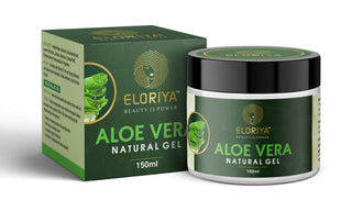 ELORIYA Aloe Vera Natural Gel for Healthy Skin and Hair, for Moisturizing, Cooling & Soothing, 150 ml ELORIYA