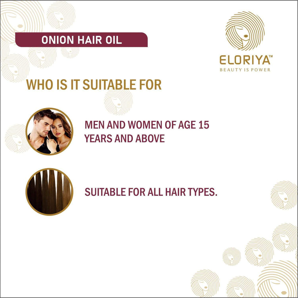 ELORIYA Onion Seed Herbal Hair Oil - 100 ml ELORIYA