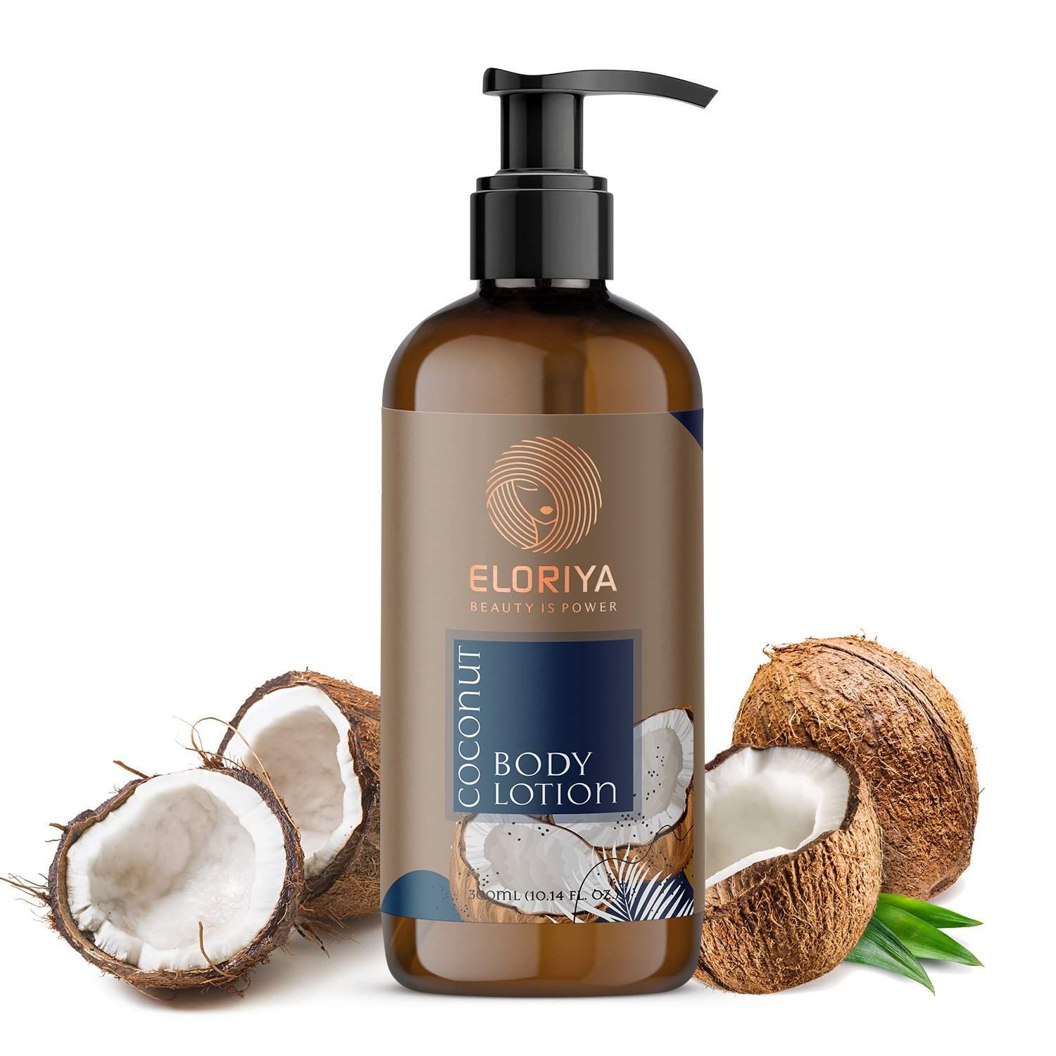 Eloriya Coconut Body Lotion with Deep Moisturizing for Smooth and Pleasant Skin 300 ml ELORIYA