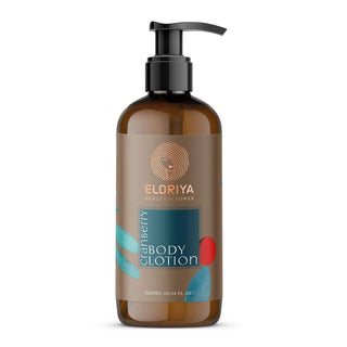 Eloriya Cranberry Body Lotion with Deep Moisturizing for Smooth and Pleasant Skin 300 ml ELORIYA