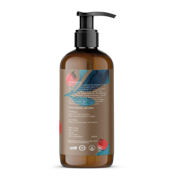 Eloriya Cranberry Body Lotion with Deep Moisturizing for Smooth and Pleasant Skin 300 ml ELORIYA
