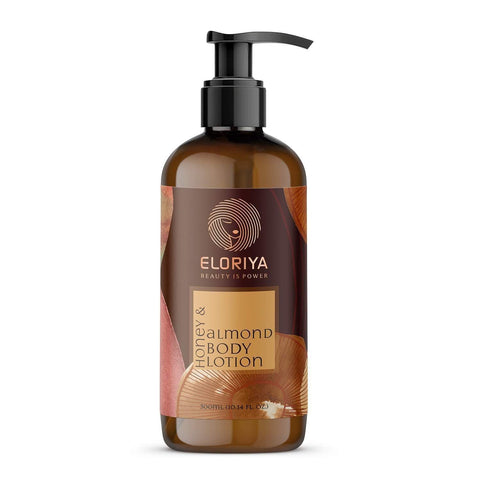 Eloriya Honey and Almond Body Lotion with Deep Moisturizing for Smooth and Pleasant Skin, 300 ml ELORIYA Main image