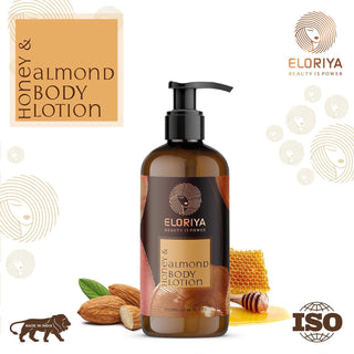 Eloriya Honey and Almond Body Lotion with Deep Moisturizing for Smooth and Pleasant Skin, 300 ml ELORIYA