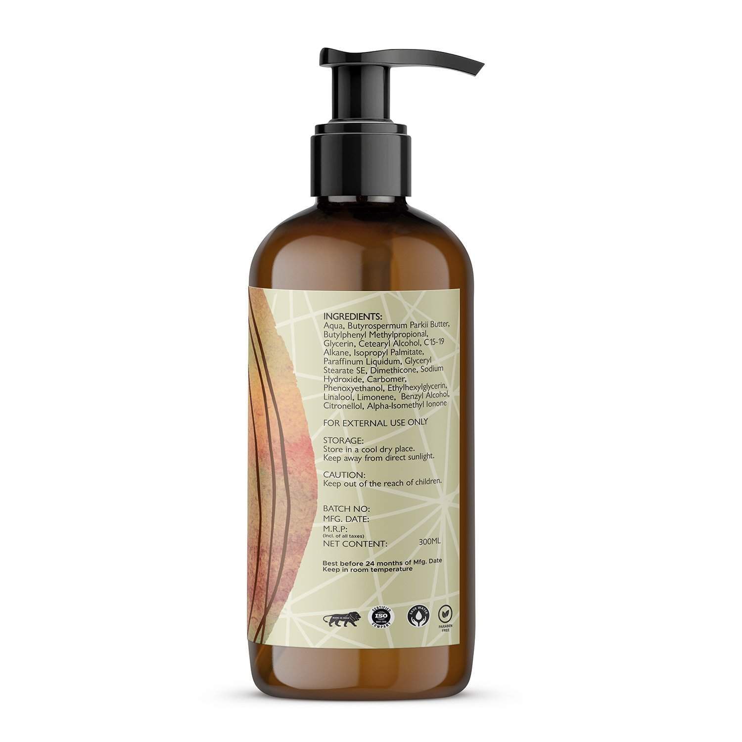 Eloriya Shea Butter Body Lotion with Deep Moisturizing for Smooth and Pleasant Skin 300 ml ELORIYA