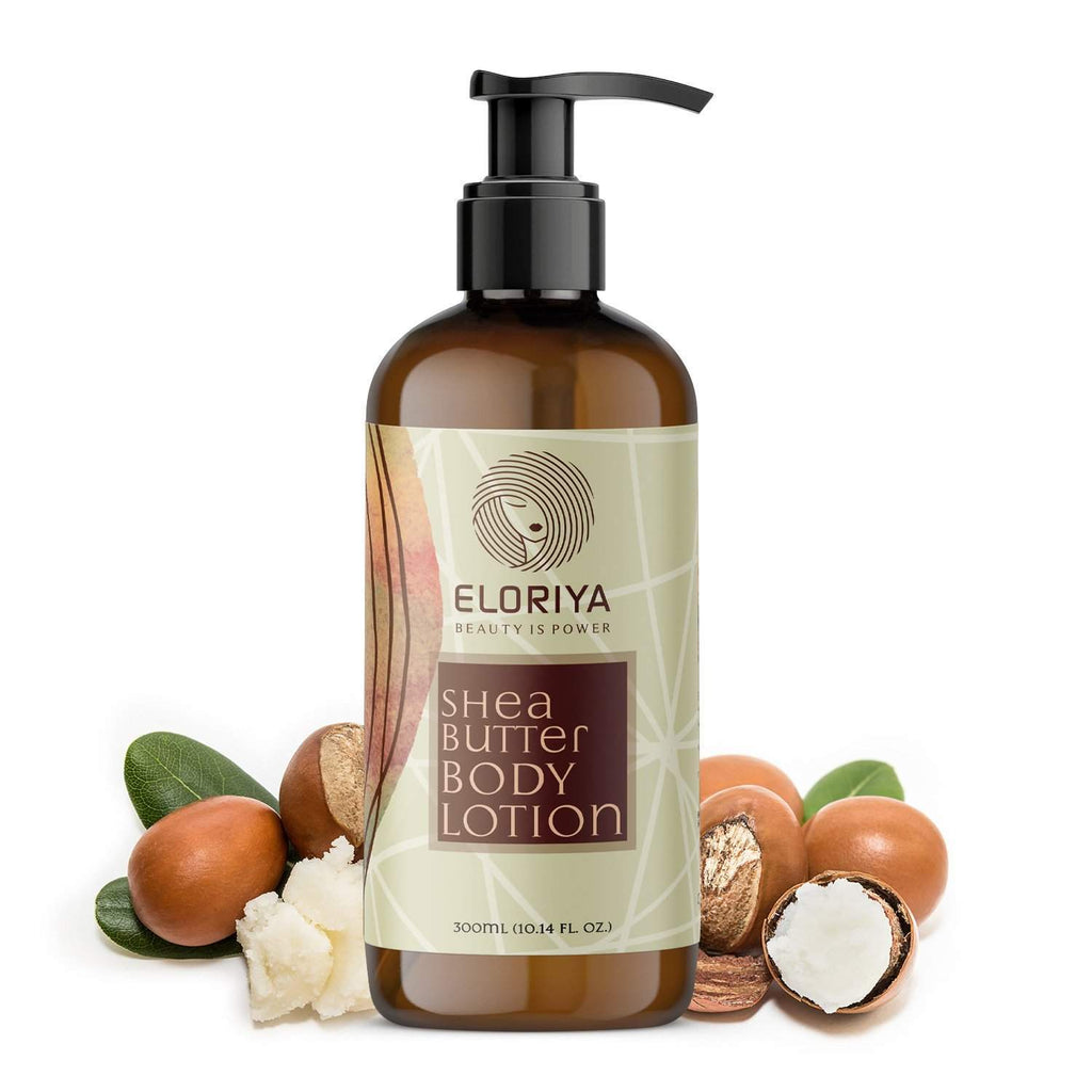 Eloriya Shea Butter Body Lotion with Deep Moisturizing for Smooth and Pleasant Skin 300 ml ELORIYA