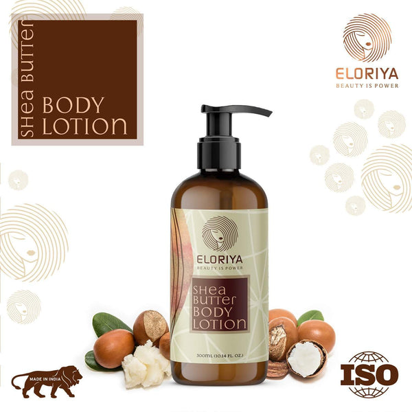 Eloriya Shea Butter Body Lotion with Deep Moisturizing for Smooth and Pleasant Skin 300 ml ELORIYA