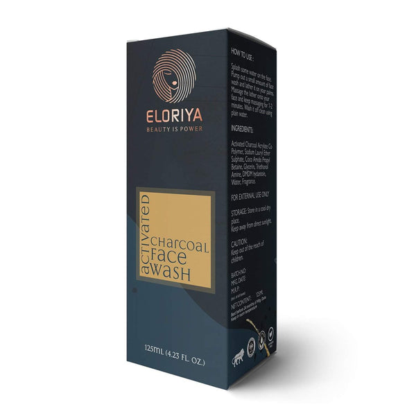 ELORIYA Activated Charcoal Foaming Facewash 125 ml ELORIYA