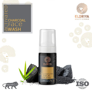 ELORIYA Activated Charcoal Foaming Facewash 125 ml ELORIYA