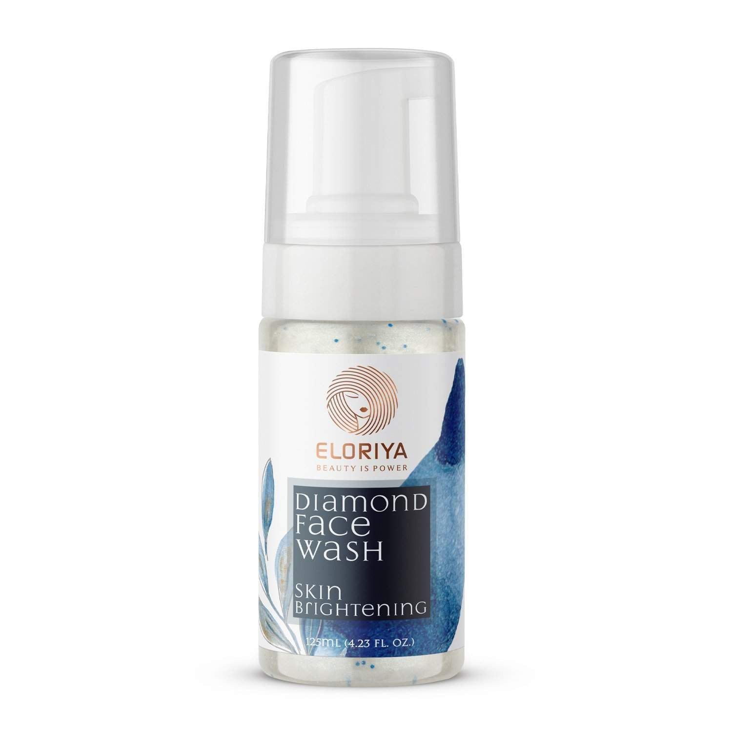 ELORIYA Diamond Foaming Facewash for Toning and Cleaning Skin Deep Cleansing Brightening and Refreshing for Men and Women 125 ml ELORIYA Main image