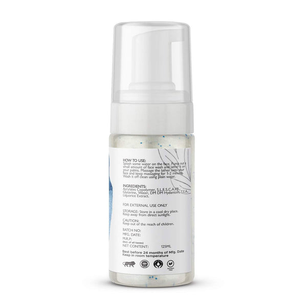 ELORIYA Diamond Foaming Facewash for Toning and Cleaning Skin Deep Cleansing Brightening and Refreshing for Men and Women 125 ml ELORIYA