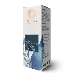 ELORIYA Diamond Foaming Facewash for Toning and Cleaning Skin Deep Cleansing Brightening and Refreshing for Men and Women 125 ml ELORIYA