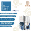 Load image into Gallery viewer, ELORIYA Diamond Foaming Facewash for Toning and Cleaning Skin Deep Cleansing Brightening and Refreshing for Men and Women 125 ml ELORIYA