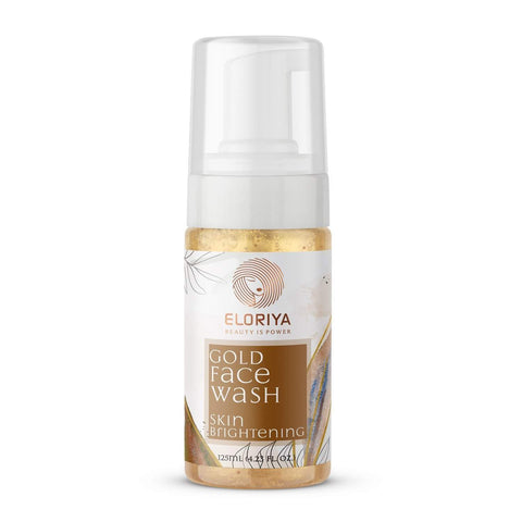 ELORIYA Gold Foaming Facewash for Deep Cleansing, Anti-Ageing, Skin Brightening and Whitening Face Cleanser for Men and Women, 125 ml ELORIYA Main image