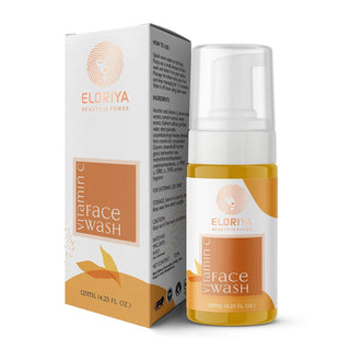 ELORIYA Vitamin C Foaming Face Wash,125 ml - For Skin Purification and Cleansing ELORIYA