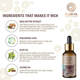 ELORIYA Age Drop Anti-Aging Face Serum, 30 ml ELORIYA