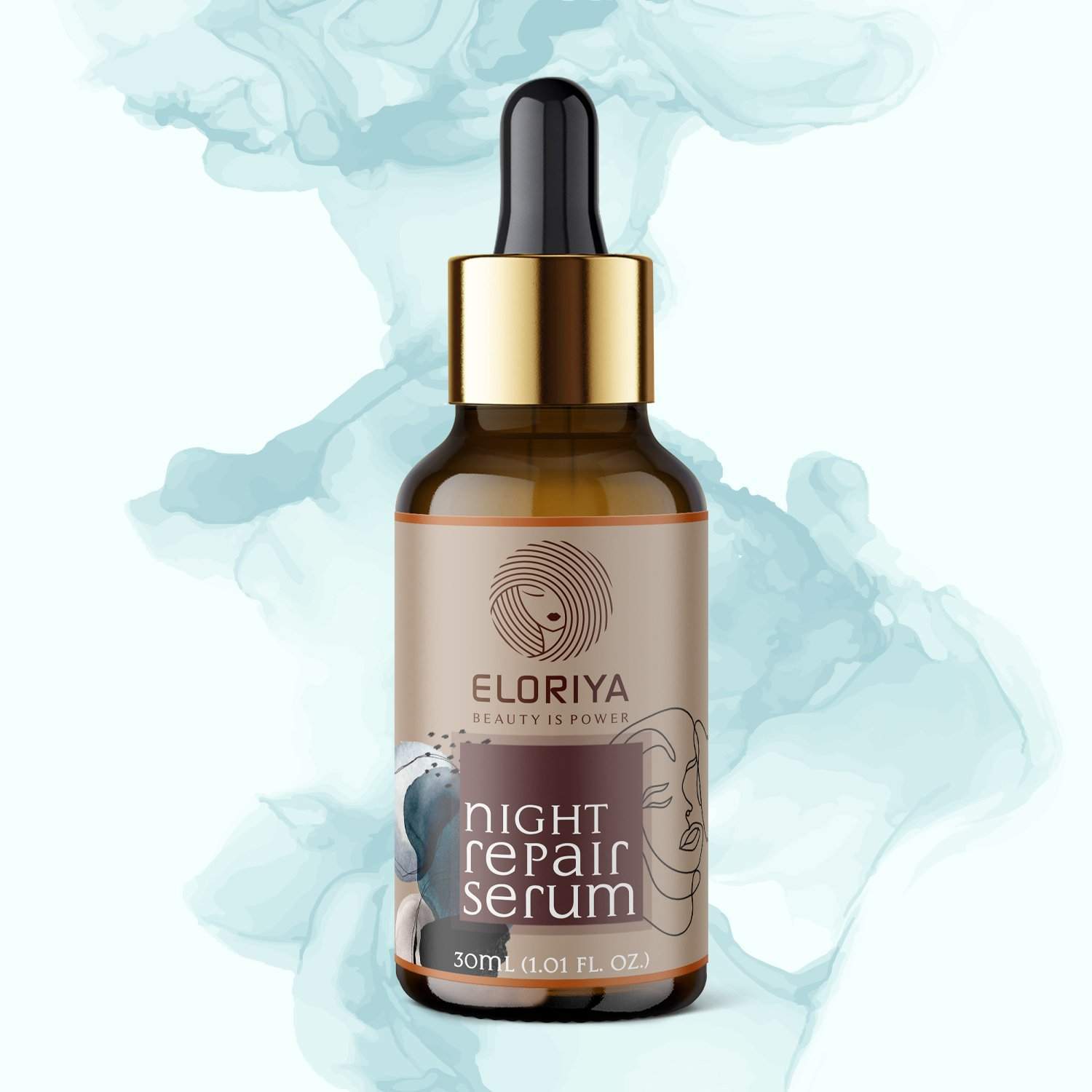 ELORIYA Night Repair Skin Serum, 30 ml ELORIYA