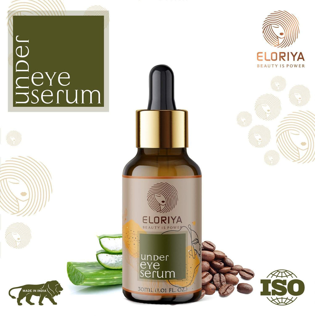 ELORIYA Under Eye Serum for Dark Circle, Acne Marks, Dark Spot, Anti-Aging, Oil Balancing, for All Skin Types, 30 Ml ELORIYA