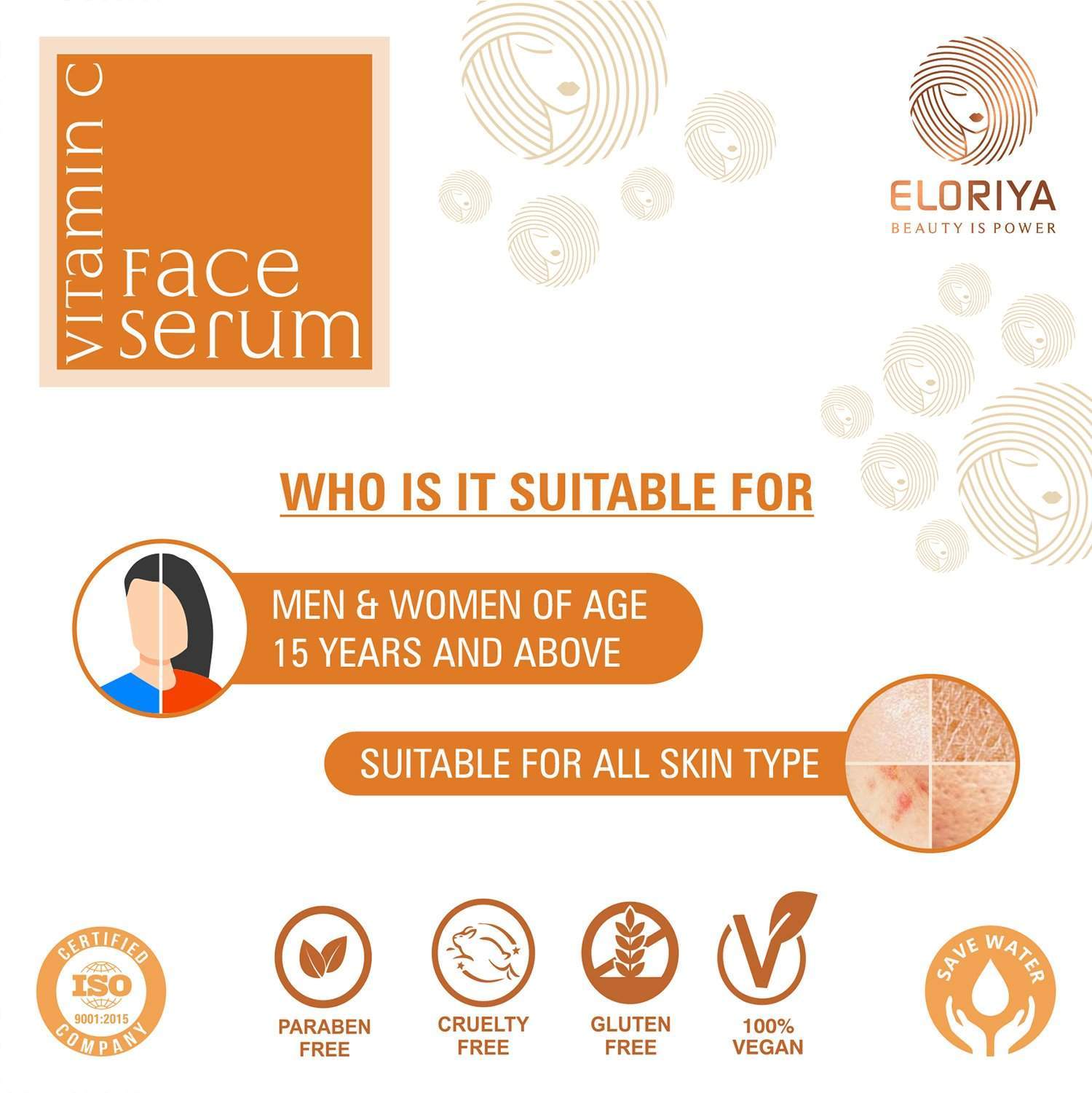 ELORIYA Vitamin C Face Serum, 30 ml ELORIYA