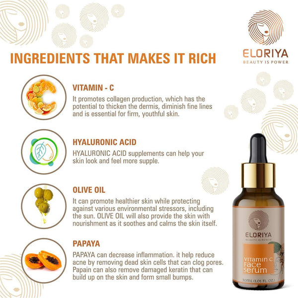 ELORIYA Vitamin C Face Serum, 30 ml ELORIYA