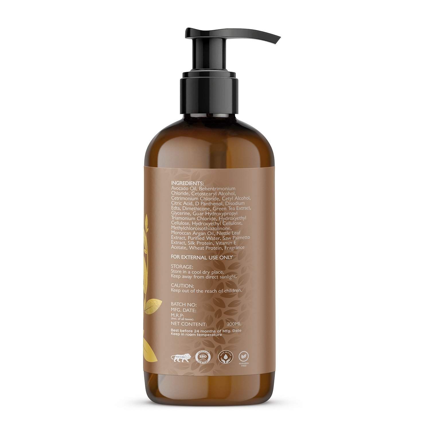 ELORIYA Argan Oil Hair Shampoo for Make Hair Softer, Stop Split Ends, Restore Shiny for Men and Women, 300 ml ELORIYA