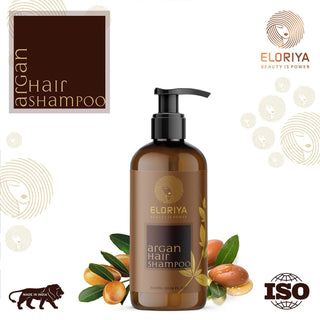 ELORIYA Argan Oil Hair Shampoo for Make Hair Softer, Stop Split Ends, Restore Shiny for Men and Women, 300 ml ELORIYA