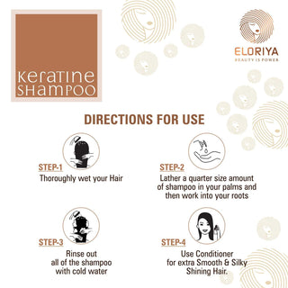ELORIYA Keratin Hair Shampoo 300 ml ELORIYA
