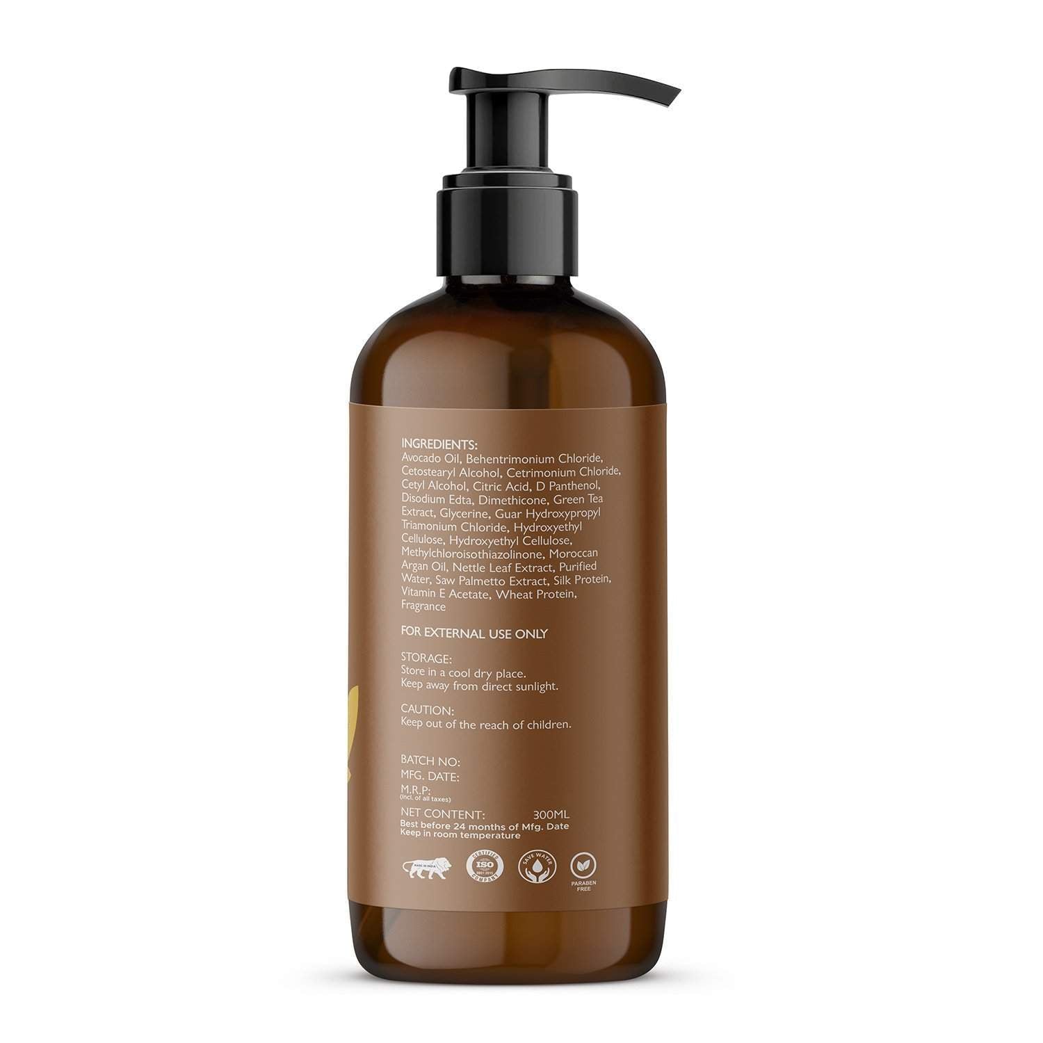ELORIYA Argan Oil Conditioner for Make Hair Softer, Stop Split Ends, Restore Shiny for Men and Women, 300 ml ELORIYA