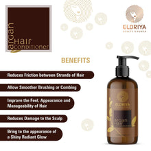 Load image into Gallery viewer, ELORIYA Argan Oil Conditioner for Make Hair Softer, Stop Split Ends, Restore Shiny for Men and Women, 300 ml ELORIYA