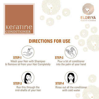 ELORIYA Keratin Conditioner, 300 ml ELORIYA
