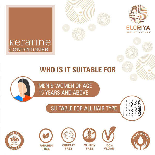 ELORIYA Keratin Conditioner, 300 ml ELORIYA