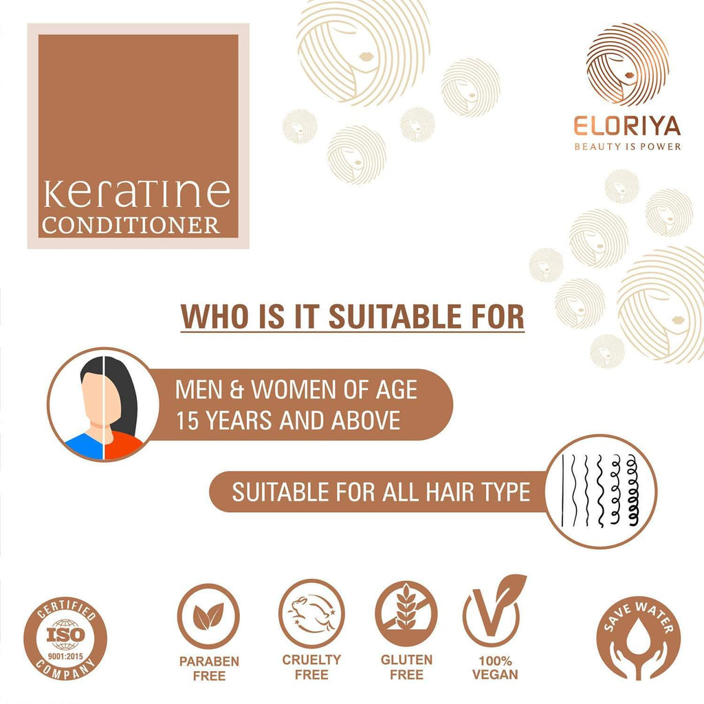 ELORIYA Keratin Conditioner, 300 ml ELORIYA