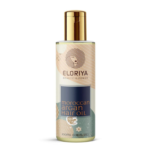 ELORIYA Moroccan Argan Hair Oil for Restores Shining and Strengthening of Hair for Men and Women, 100 Ml ELORIYA