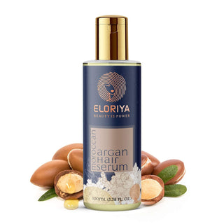 ELORIYA Moroccan Argan Hair Serum for Strong and Frizz-Free Hair, for Men and Women, 100 Ml ELORIYA