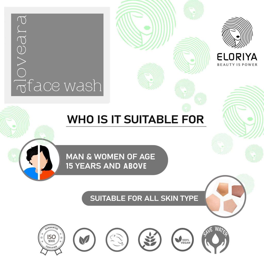 ELORIYA Aloe Vera Face Wash for Women and Men | 120ml ELORIYA